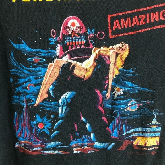 Rare Vintage Y2K MGM Forbidden Planet Movie Promo Tshirt 2005 Mens Unisex - Picture 6 of 7